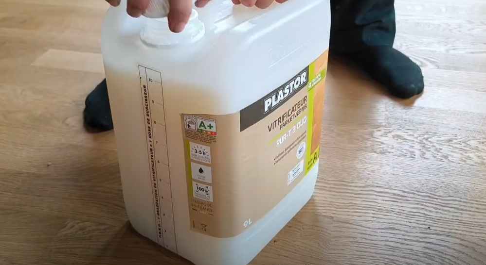 Application du vitrificateur PUR-T3 DUO